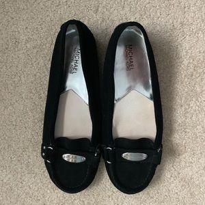 Michael Kors Black Suede Flats
